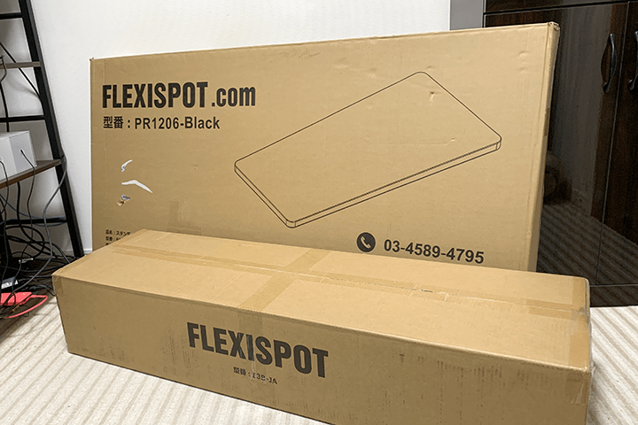 FlexiSpot 電動昇降スタンディングデスクの組立方法「電動ドライバーを忘れず準備！」