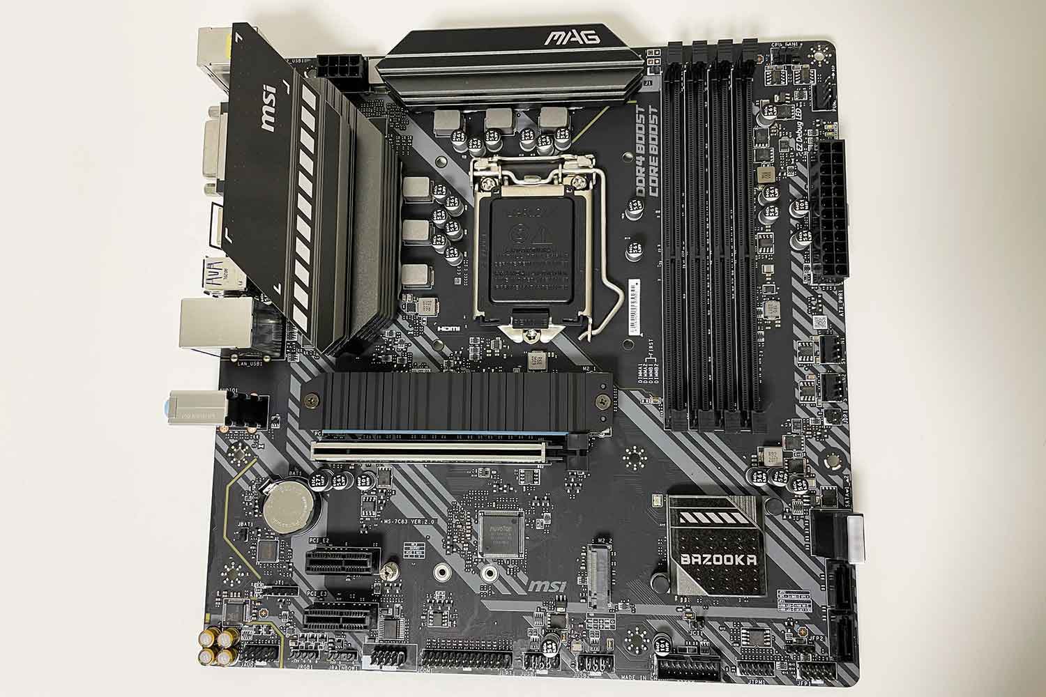 初めての自作PC 組立手順１「CPUとマザーボードにi5-10400F＆B460mを 
