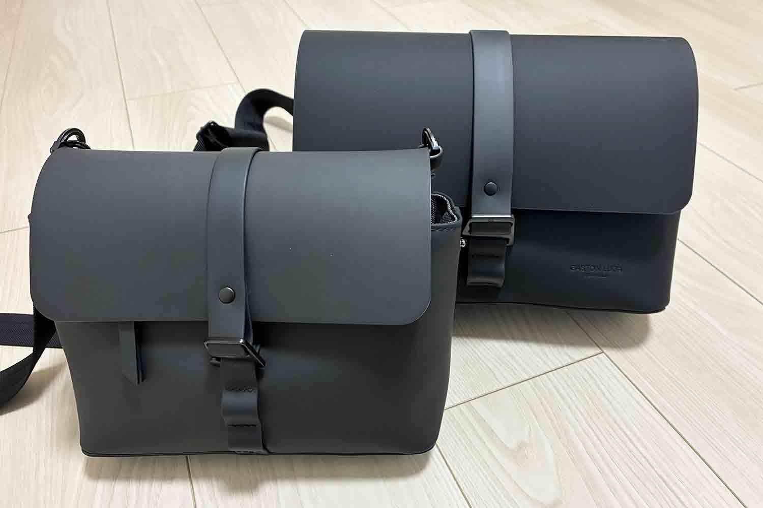 ガストンルーガ スプラッシュクロスボディ ミディアム ブラック